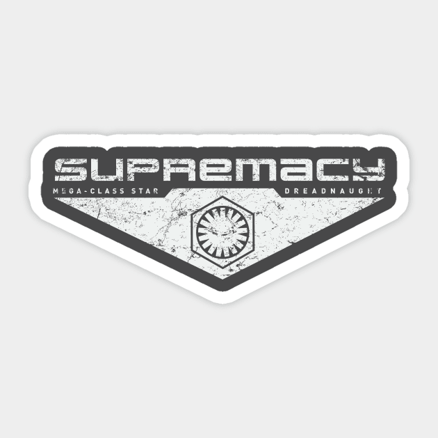 Supremacy Sticker by MindsparkCreative